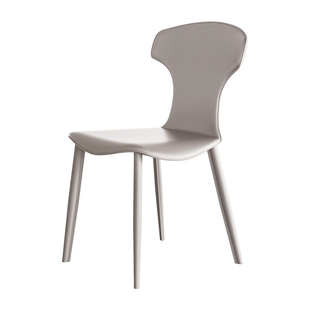 意式极简马鞍皮餐椅2024新款创意设计师高级感家用餐厅全包裹椅子