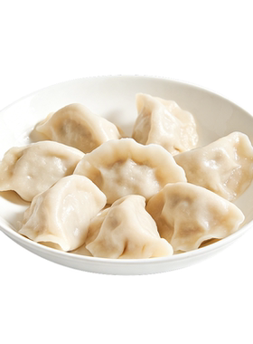 山东荠菜肉水饺手工包制皮薄馅大