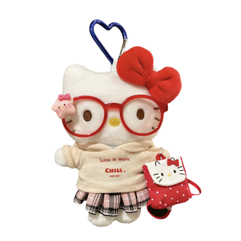 正版helloKitty包包挂件小挂饰夏季可爱卡通毛绒玩偶钥匙扣车载女
