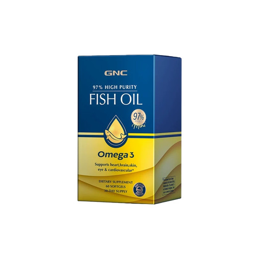 gnc健安喜皇冠97深海rtg鱼油美国高纯度epa成人DHA进口Omega3胶囊