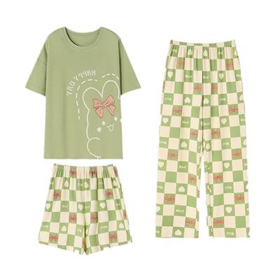 夏季短袖纯棉俞兆林女