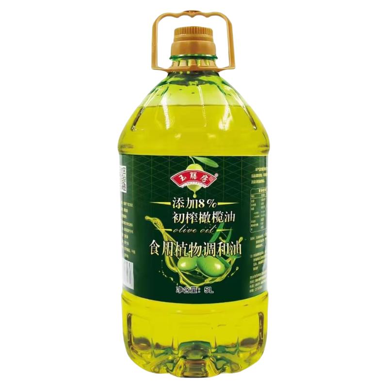 特级初榨橄榄油5斤装非转基因家用炒菜食用植物调和油5升烹饪油