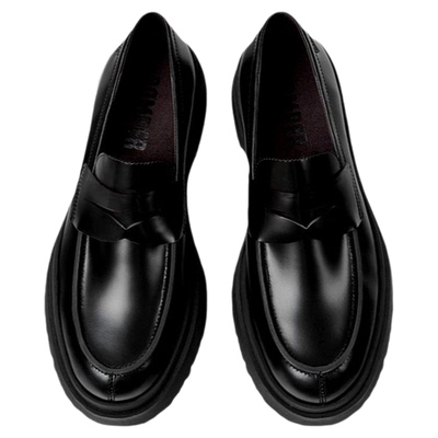 Camper看步Walden男士乐福鞋皮鞋