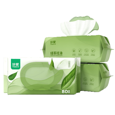 珍爱擦脸去油湿巾大包装【厚】