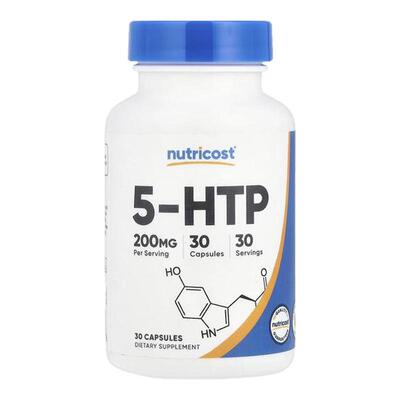 Nutricost5-羟基色氨酸5-HTP体重管理情绪睡眠平衡压力健康