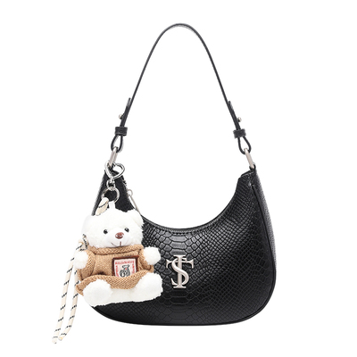 休闲单肩斜挎包腋下包女包