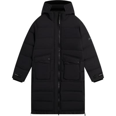 李宁长款女士保暖防泼水羽绒服