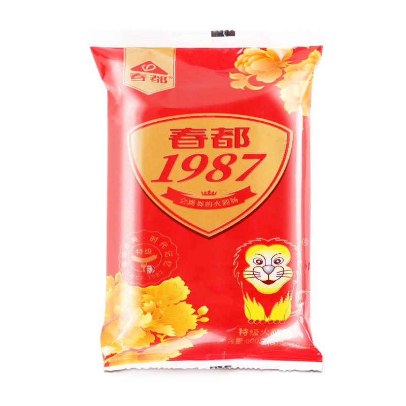 春都特级火腿肠60克粗1987根香肠王中王整箱量贩泡面搭档猪肉即食