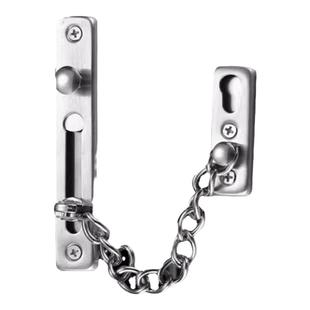 外开大门防盗门内反锁扣入户门链阻门器安全锁神器搭扣酒店不锈钢