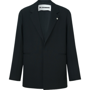 【618狂欢】Jil Sander 秋冬男士带缀饰羊毛华达呢西装外套