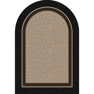 卧室电脑椅学习椅地垫耐磨耐脏防摔防滑拱形地毯书房座椅转椅脚垫