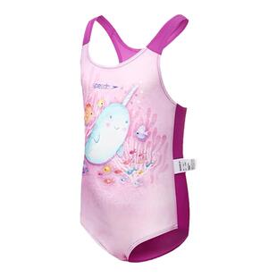 Speedo速比涛连体泳衣 泳裤2-6岁小童专业卡通抗氯高弹泳衣