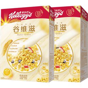 家乐氏进口谷物早餐麦片谷维滋310g*1盒+175g*1盒即食冲饮燕麦片