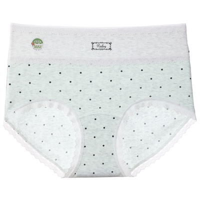 加大码彩棉高腰女内裤加长抗菌裆