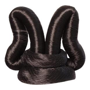 汉服头饰古典舞演出假发包复古唐风敦煌飞天发髻发饰女童古装表演