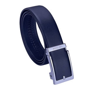 LEE-THOM男士皮带内扣自动扣头层牛皮商务休闲牛仔裤正装双用腰带