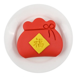 元宝馒头模具福袋荷叶夹2026新年快乐花样面点花饽饽家用烘焙工具