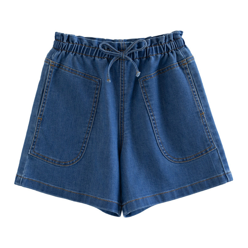 ILOVEJ女童夏季牛仔短裤高腰