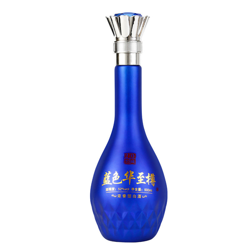 蓝色至尊浓香型白酒52度