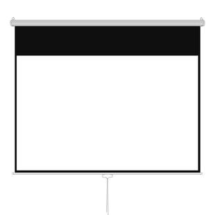 120寸投影幕布手拉自锁幕布手动升降幕布100寸幕布投影家用投影仪幕布壁挂投屏幕投影布挂墙高清光子抗光幕布