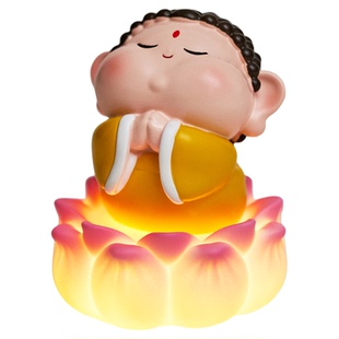 「富贵仙中求 」治愈系玄学菩萨如来神仙工位桌面小摆件装饰礼物