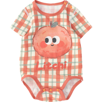 【7A抗菌棉】婴儿包屁衣夏季薄款