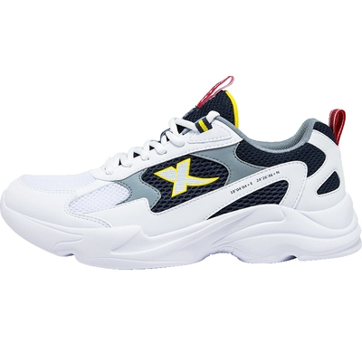 特步男鞋运动鞋网面透气跑步鞋