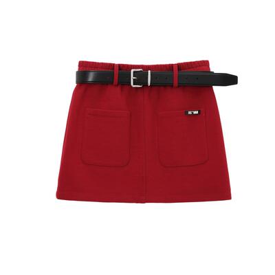 【节日限定】REVAN芮范红色卫衣短裙RL11501148