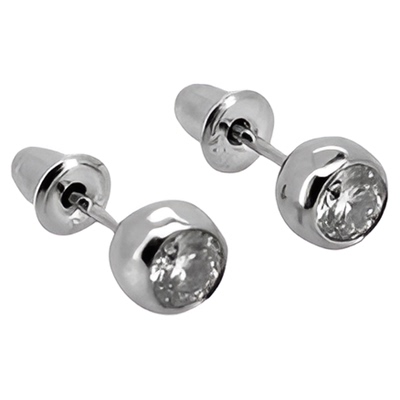 PAUSA ANN s925 简约手工锤纹不规则通勤养耳洞基础耳钉