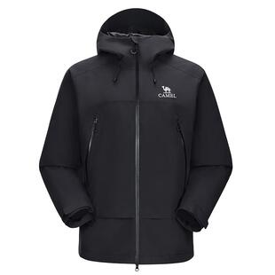 骆驼彩壳冲锋衣男女户外硬壳外套2026新款专业防风防水黑色登山服