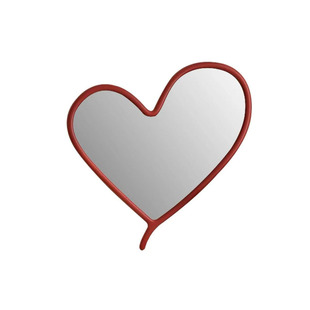 异形led智能卧室梳妆台镜子高清心形少女化妆镜拍照氛围感装饰镜