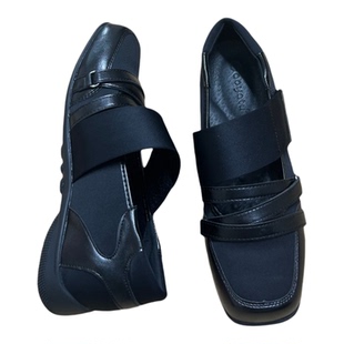 6CM内增高复古时尚玛丽珍女鞋2026春季新款百搭休闲乐福小皮鞋女