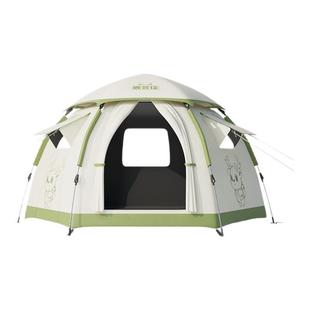鹿营佳帐篷户外野营过夜露营铝合金帐篷轻量化免搭建速开自动帐篷