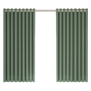 全遮光窗帘免打孔安装卧室飘窗遮阳专用伸缩杆一整套2025新款不透