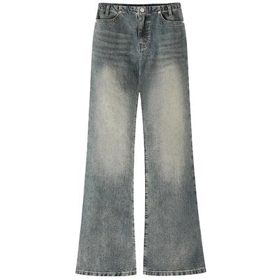 APPARITION 时尚微喇叭牛仔长裤 修身显腿长 凸显身材