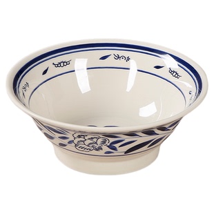 陕西老关中油泼臊子面碗密胺面馆专用碗商用羊肉大汤碗麻辣烫大碗