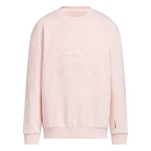 阿迪达斯童装25秋季新款女大童日常百搭运动休闲卫衣KT3308