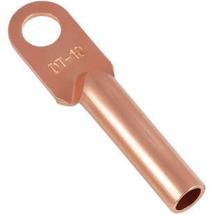 DT铜鼻子冷压接线端子加厚紫铜16/4/25/35/50/10平方电缆线耳