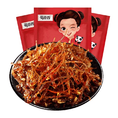 蜀道香灯影牛肉丝零食100g×3袋