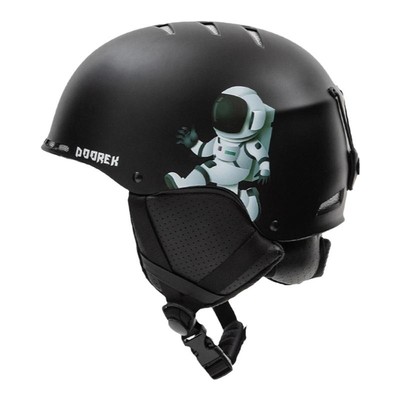 doorek新款儿童卡通滑雪头盔