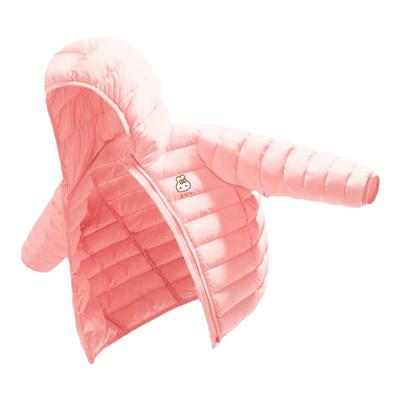 拉夏贝尔联名女童羽绒服冬季2025新款保暖男童外套轻薄款儿童冬装