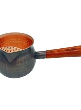甘肃茶壶铜壶加厚铜侧把