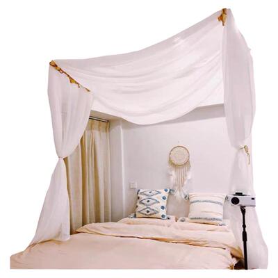 酒店客栈民宿纱幔防尘架子床床幔