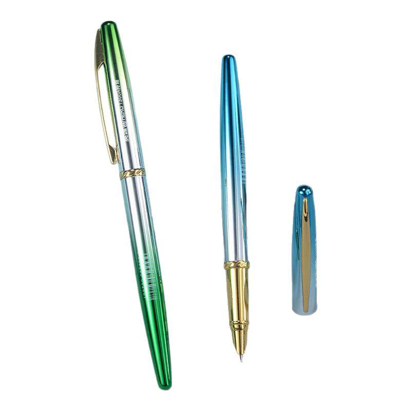 英雄钢笔1300a渐变系列书写练字用正姿笔握暗尖铱金初学者专用