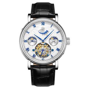 【新品】上海手表男款复兴系列大航海陀飞轮商务机械腕表