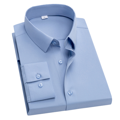 雅鹿春秋季商务正装长袖衬衫男款