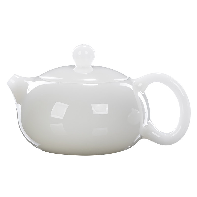 省级大师陈清宜手工白瓷茶壶