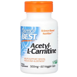 Doctor's Best乙醯L-肉堿乙酰左旋肉碱支持注意力细胞能量神经