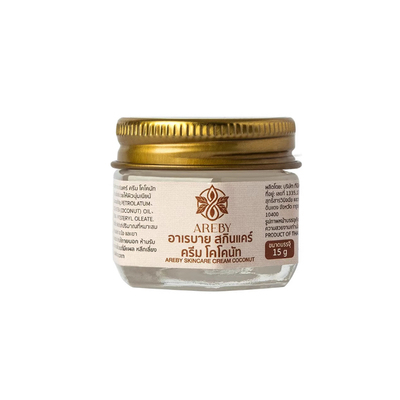 泰国AREBY椰油膏15g原装进口椰子油膏身体手脚后足跟干燥保湿防裂