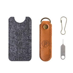 苹果手机取卡针 手机sim卡收纳包 真皮保护套便携防丢钥匙扣 卡套